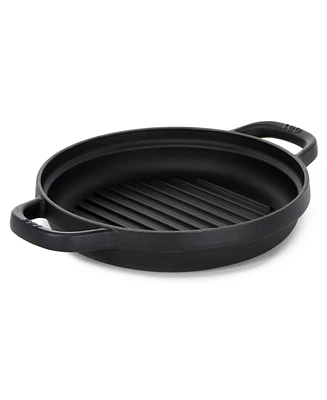 BergHOFF Graphite Enamel Cast Iron Round Grill Pan 10.25"