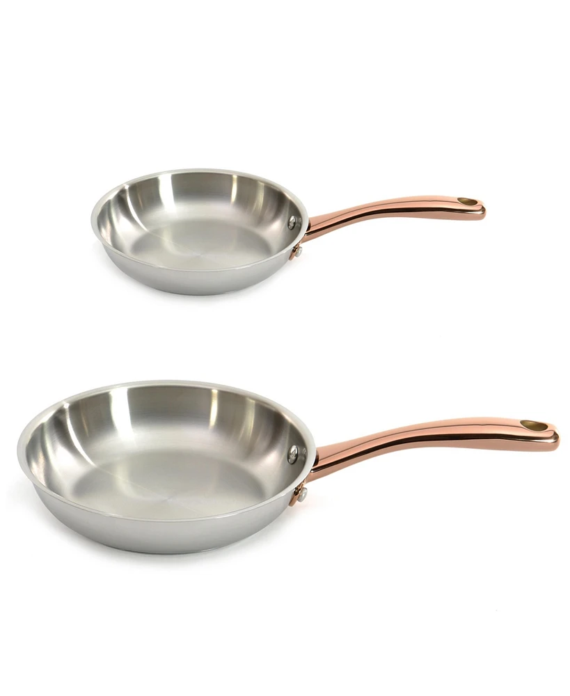 BergHOFF Ouro Gold 2pc 18/10 Stainless Steel Fry Pan Set