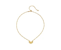 Satya Jewelry Emergence Gold Sunburst Necklace