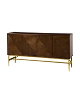 Hulala Home Cicconi Contemporary Sideboard Cabinet with Adjustable Shelves