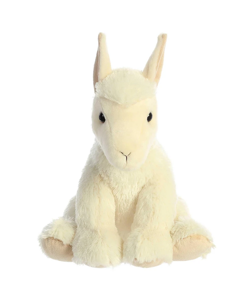 Aurora Medium Llama Cuddly Plush Toy White 12"