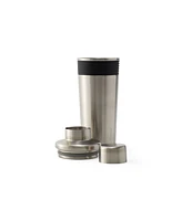 Rabbit 18 oz Double Insulated Stainless Steel Cocktail Shaker with 1.5 oz shot Cap and Strainer