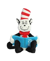 Aurora Medium Storytime Cat In The Hat Dr. Seuss Whimsical Plush Toy Black 11"