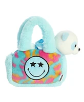 Aurora Small Fancy Pals Star Eyes Smileyworld Vibrant Plush Toy Blue 8"