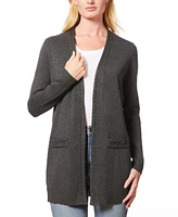 Melissa Paige Women's Braided-Trim Open-Front Cardigan, Regular & Petite