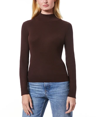 Melissa Paige Women's Ribbed Mock-Neck Sweater