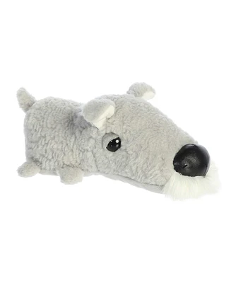 Aurora Medium Sinclair Schnauzer Schnozzles Playful Plush Toy Grey 11"