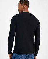 Club Room Men's Thermal Long-Sleeve Henley