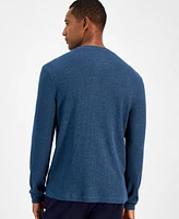 Club Room Men's Thermal Long-Sleeve Henley