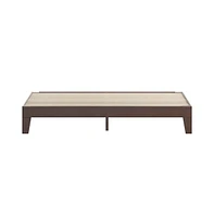 Merrick Lane Eduardo Platform Bed Frame, Solid Wood Frame With Slatted Support