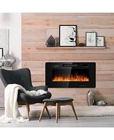 Slickblue 36 Inch Ultra Thin Wall Mounted Electric Fireplace