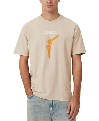 Cotton On Men's Loose Fit Music T-Shirt 