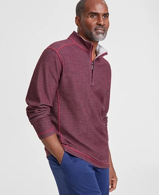 Tommy Bahama Men's Bayview Reversible Quarter-Zip Sweater