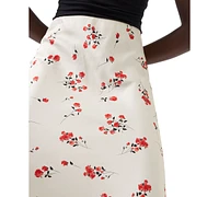 French Connection Women's Floramour Ennis Satin Skirt