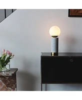 Brightech Aspen 14.5" Dimmable Led Marble Table Lamp with Usb Port