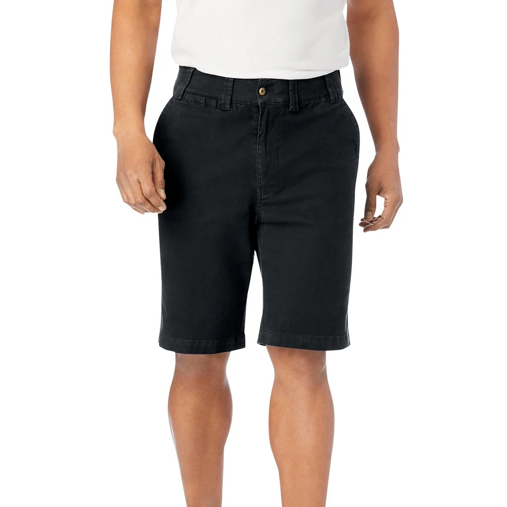 KingSize Big & Tall 10" Flex Full-Elastic Waist Chino Shorts