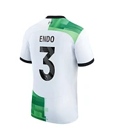 Nike Men's Wataru Endo White Liverpool 2023/24 Away Stadium Replica Player Jersey