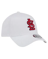 New Era Men's White St. Louis Cardinals Tc A-Frame 9FORTY Adjustable Hat