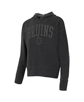 Concepts Sport Women's Charcoal Boston Bruins Volley Pullover Hoodie