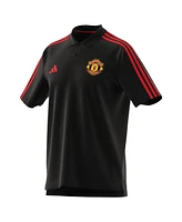 Adidas Men's Black Manchester United Dna Polo