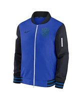 Nike Men's Royal Detroit Tigers 2024 City Connect Authentic Collection Game Time Full-Zip Bomber Jacket