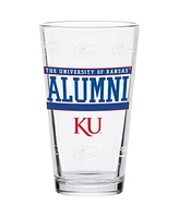 Indigo Falls Kansas Jayhawks 16oz. Repeat Alumni Pint Glass