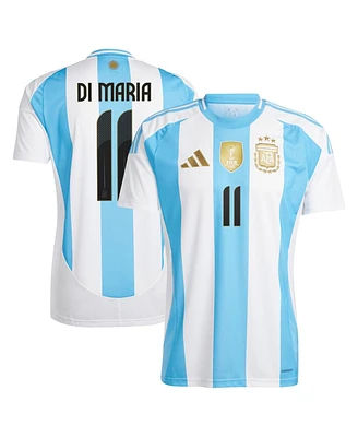 Adidas Men's Angel Di Maria White Argentina National Team 2024 Home Replica Jersey