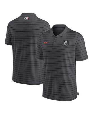 Nike Men's Charcoal Baltimore Orioles City Connect Authentic Collection Victory Performance Polo