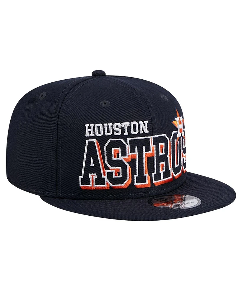 New Era Men's Navy Houston Astros Game Day Bold 9FIFTY Snapback Hat