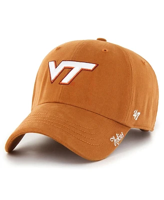 47 Brand Women's Burnt Orange Virginia Tech Hokies Miata Clean Up Adjustable Hat