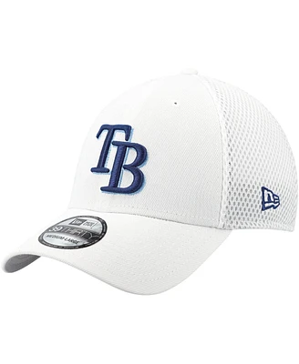 New Era Men's White Tampa Bay Rays  Neo 39THIRTY Flex Hat