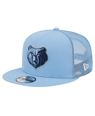 New Era Men's Light Blue Memphis Grizzlies Evergreen Meshback 9FIFTY Snapback Hat