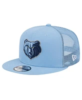 New Era Men's Light Blue Memphis Grizzlies Evergreen Meshback 9FIFTY Snapback Hat