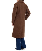 BCBGeneration Women's Double-Breasted Boucle Walker Coat