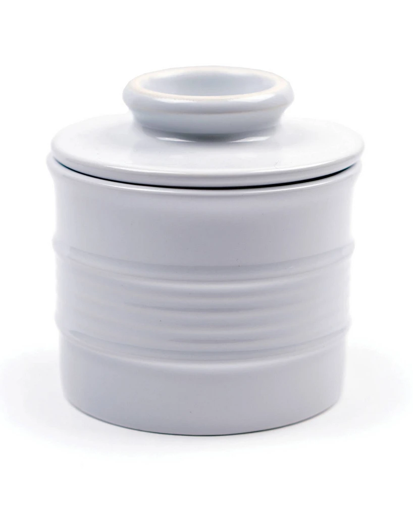 Rsvp International Stoneware White 3.7" Diameter Butter Pot