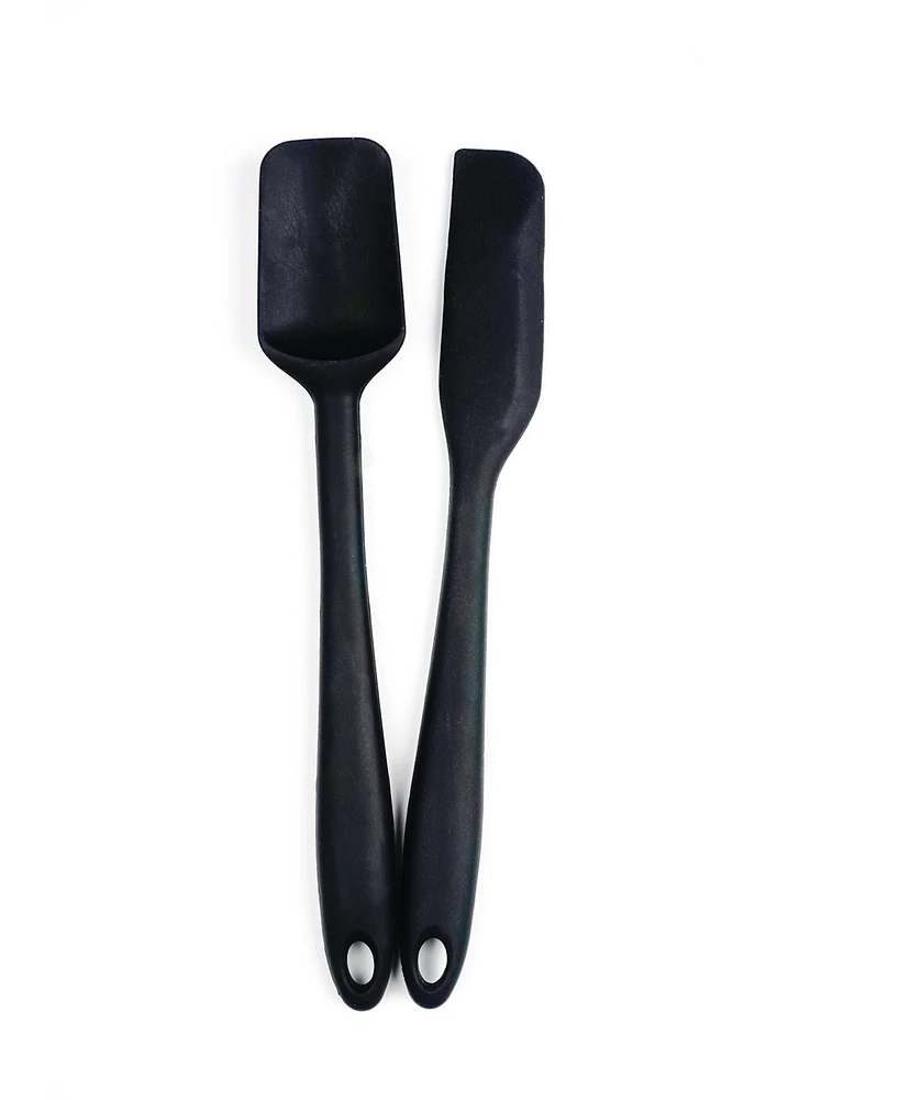 Rsvp International Silicone Coated Steel 2 Piece 8" Ela Series Mini Spatula Set