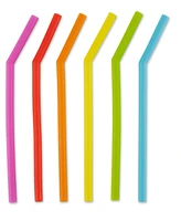 Rsvp International Silicone 6 Piece 6.5" Straw Set