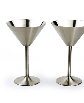 Rsvp International Endurance Martini Glass 2 Piece Set 4.5x7"