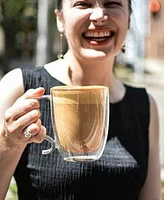 Grosche Cafe Harmony Trio: Zurich French press, Cyprus Glass Mug Frother