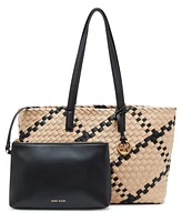 Anne Klein Woven Tote with Pouch