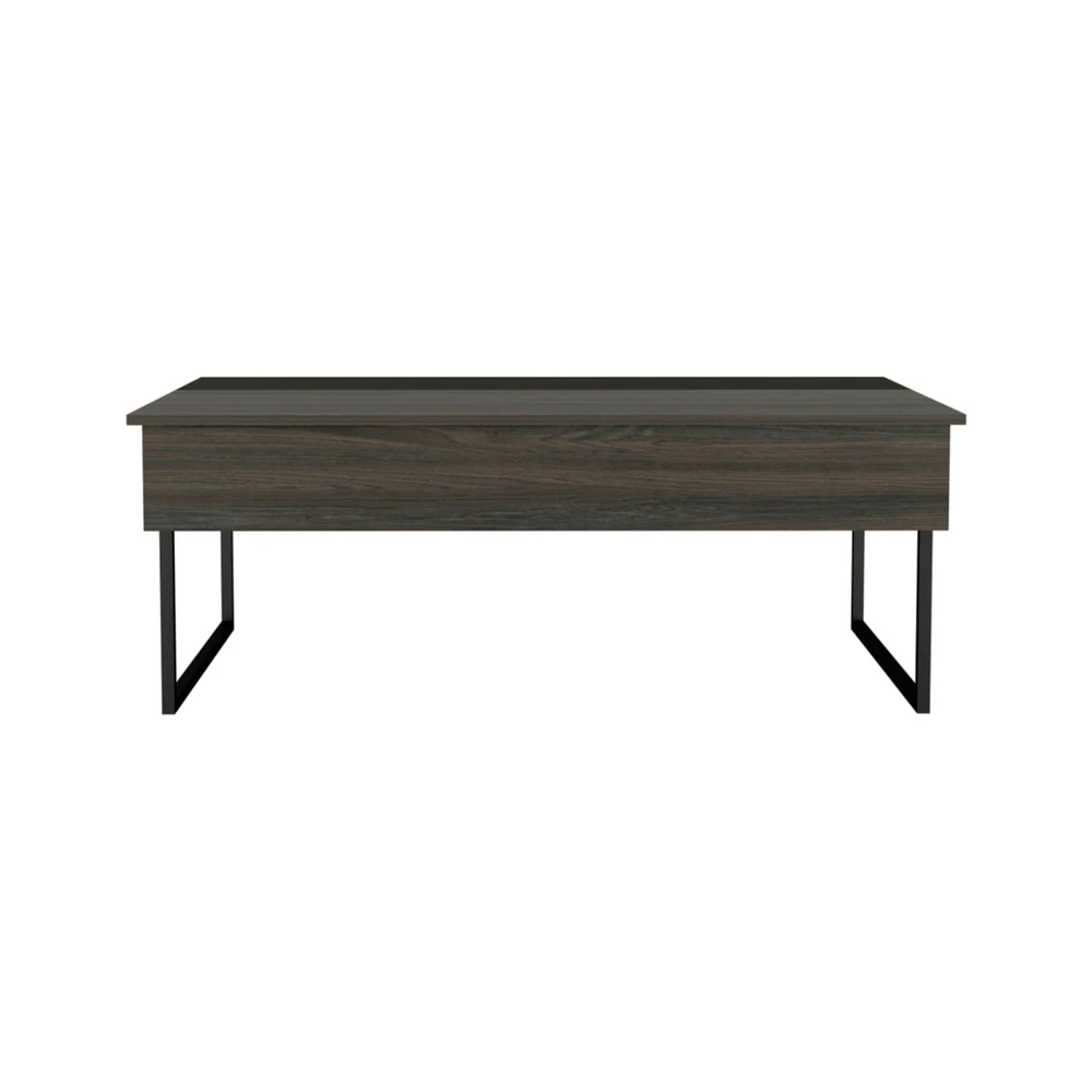 Simplie Fun Suffolk Rectangle Lift Top Coffee Table Carbon Espresso