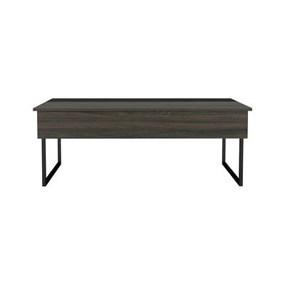 Simplie Fun Suffolk Rectangle Lift Top Coffee Table Carbon Espresso