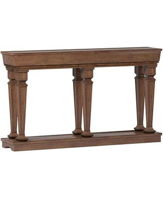 Simplie Fun Garrison Console Table In Oak