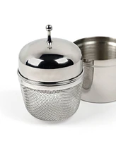 Rsvp International Stainless Steel 3" x 3" x 4" Floating Spice Ball