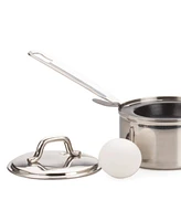 Rsvp International Endurance Stainless Steel Glass Single Egg Poacher Set