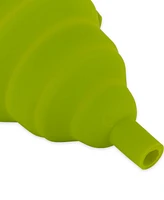 Rsvp International Silicone 5.25" D Collapsible Green Funnel