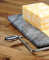 Rsvp International Marble Grey Marble 9"x8" Cheese Slicer
