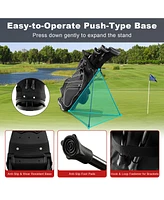 Golf Stand Cart Bag with 6-Way Divider Carry Pockets