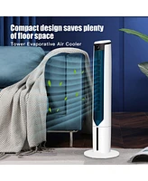 Costway 3-In-1 Evaporative Air Cooler 41'' Portable Tower Fan Humidifier