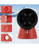 Costway 1500W Portable Space Heater Electric Desktop Heating Fan Ptc Ceramic